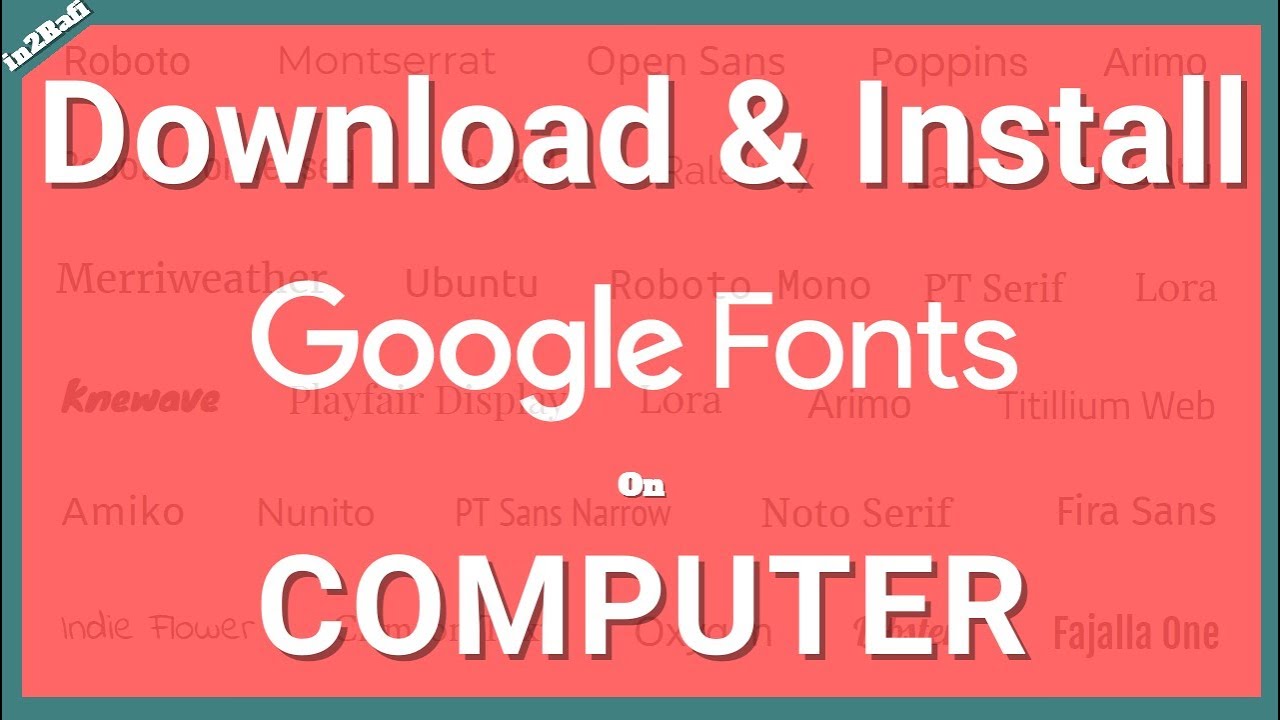 How to download free fonts